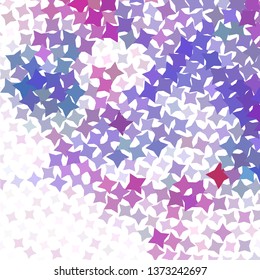 Abstract background with stars. Halftone effect. Vector clip art