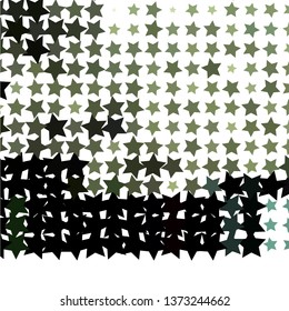 Abstract background with stars. Halftone effect. Vector clip art