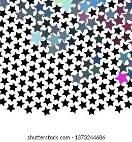 Abstract background with stars. Halftone effect. Vector clip art