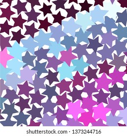 Abstract background with stars. Halftone effect. Vector clip art