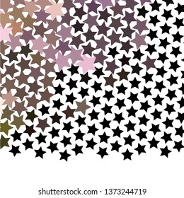 Abstract background with stars. Halftone effect. Vector clip art