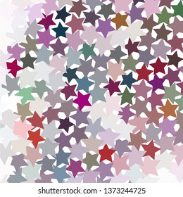 Abstract background with stars. Halftone effect. Vector clip art