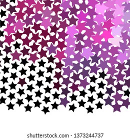 Abstract background with stars. Halftone effect. Vector clip art