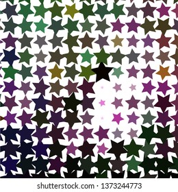 Abstract background with stars. Halftone effect. Vector clip art
