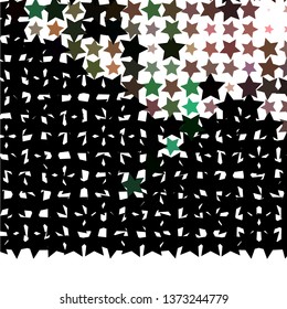 Abstract background with stars. Halftone effect. Vector clip art