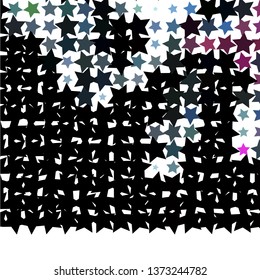 Abstract background with stars. Halftone effect. Vector clip art