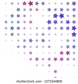 Abstract background with stars. Halftone effect. Vector clip art