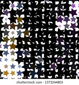 Abstract background with stars. Halftone effect. Vector clip art