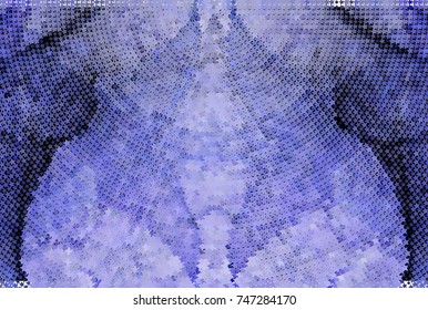 Abstract background with stars. Halftone effect. Vector clip art