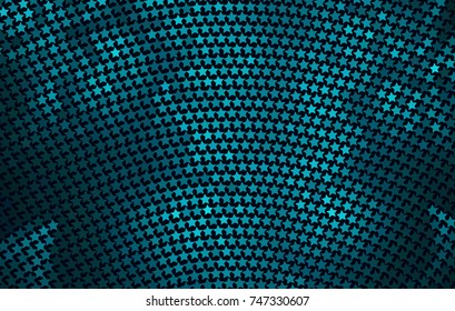 Abstract background with stars. Halftone effect. Vector clip art