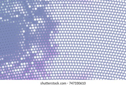 Abstract background with stars. Halftone effect. Vector clip art