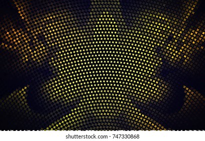 Abstract background with stars. Halftone effect. Vector clip art
