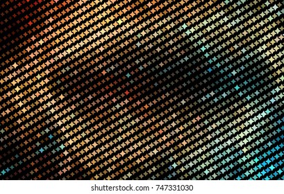 Abstract background with stars. Halftone effect. Vector clip art