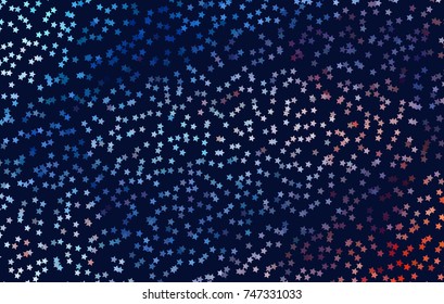 Abstract background with stars. Halftone effect. Vector clip art