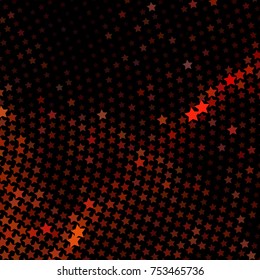 Abstract background with stars. Halftone effect. Vector clip art