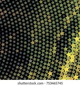 Abstract background with stars. Halftone effect. Vector clip art