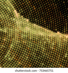 Abstract background with stars. Halftone effect. Vector clip art