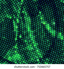 Abstract background with stars. Halftone effect. Vector clip art