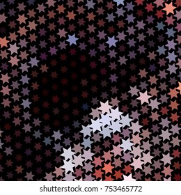 Abstract background with stars. Halftone effect. Vector clip art