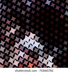Abstract background with stars. Halftone effect. Vector clip art