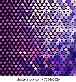 Abstract background with stars. Halftone effect. Vector clip art