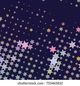 Abstract background with stars. Halftone effect. Vector clip art