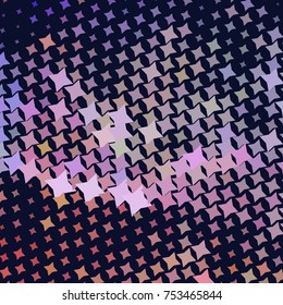 Abstract background with stars. Halftone effect. Vector clip art