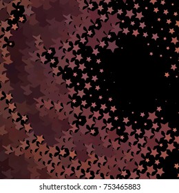 Abstract background with stars. Halftone effect. Vector clip art