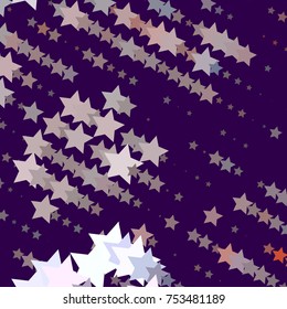 Abstract background with stars. Halftone effect. Vector clip art