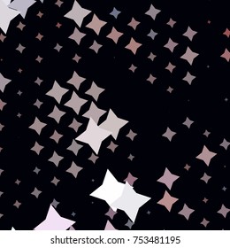Abstract background with stars. Halftone effect. Vector clip art