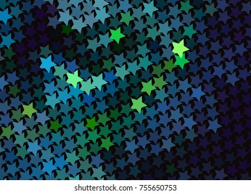 Abstract background with stars. Halftone effect. Vector clip art
