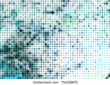Abstract background with stars. Halftone effect. Vector clip art