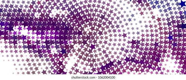 Abstract background with stars. Horizontal banner, texture, flyer, layout, postcard. Vector clip art