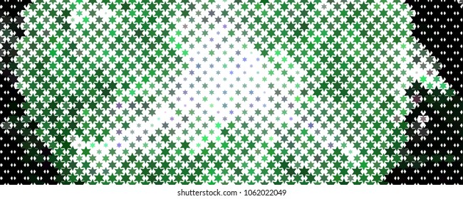 Abstract background with stars. Horizontal banner, texture, flyer, layout, postcard. Vector clip art