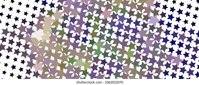 Abstract background with stars. Horizontal banner, texture, flyer, layout, postcard. Vector clip art