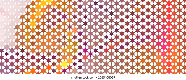 Abstract background with stars. Horizontal banner, texture, flyer, layout, postcard. Vector clip art