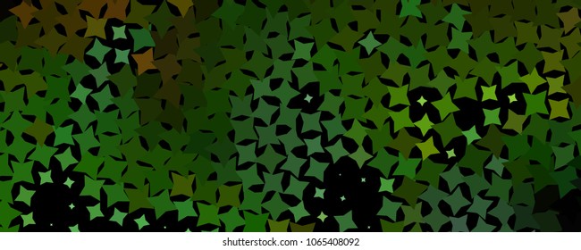 Abstract background with stars. Horizontal banner, texture, flyer, layout, postcard. Vector clip art