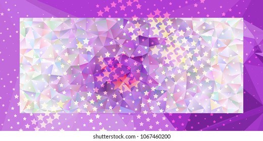 Abstract background with stars. Horizontal banner, texture, flyer, layout, postcard. Vector clip art
