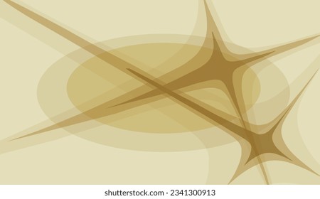 abstract background with stars with round circles