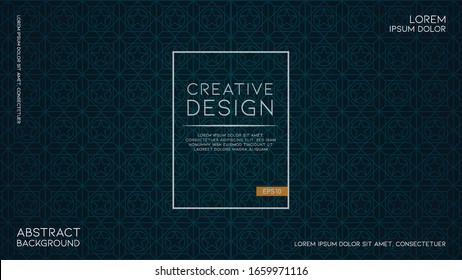 abstract background with stars seamless pattern