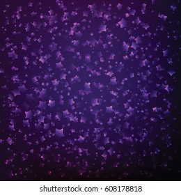 Abstract background with stars and sparkle on dark background