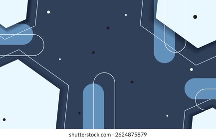 abstract background with stars and stripes