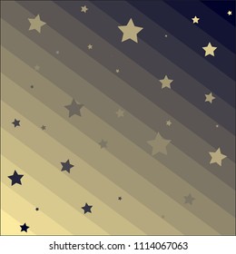 Abstract  background with stars. Stylish gradient.