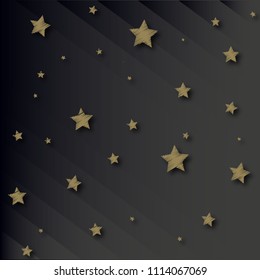 Abstract  background with stars. Stylish gradient.