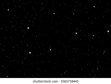 Abstract background with stars as template or design element for starry night or science space card