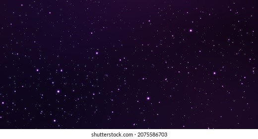 Abstract background with stars as template or design element for starry night. Space background, galaxies, Milky way galaxy. Beautiful cosmos.