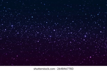 Abstract background with stars as template or design element for starry night. Space background, galaxies, Milky way galaxy. Beautiful cosmos.