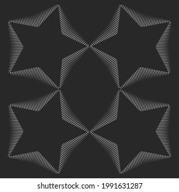 Abstrakter Hintergrund mit Sternen. Vektorgrafik.