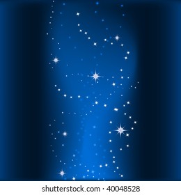 Abstract background with stars. Vector illustration