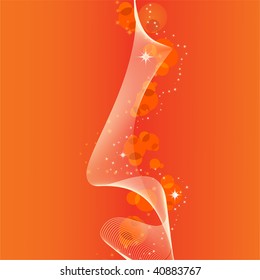 Abstract background with stars. Vector illustration